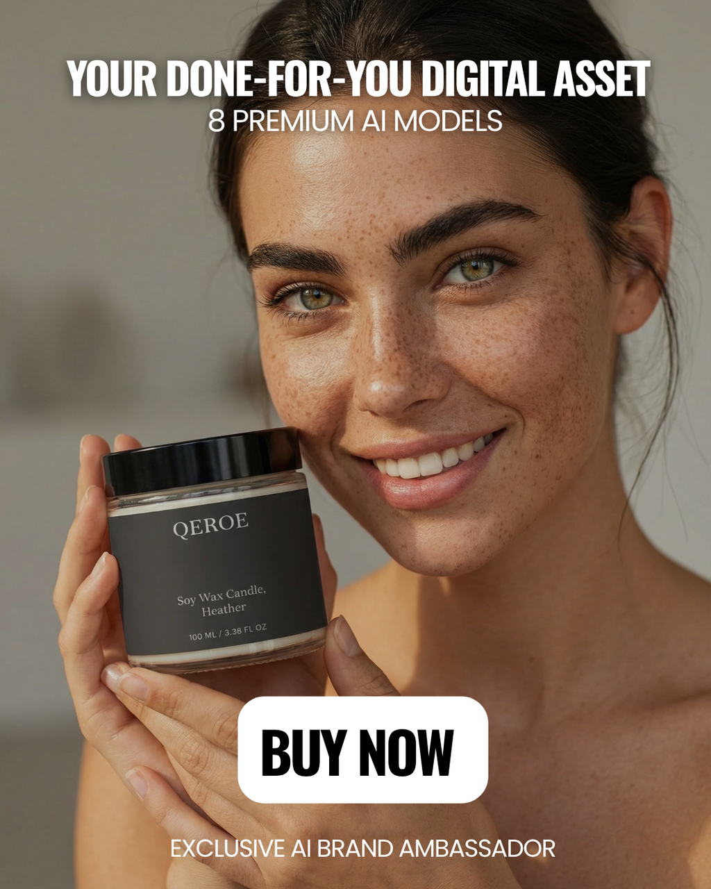 FIRST IN THE WORLD SHOPIFY: AIQIB.COM (Rare 5-Letter). Store Selling Digital AI Influencers. 5 Premium Models. 100% Margins. Turnkey B2B Digital Asset.