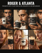TURNKEY PATRIOTIC SHOPIFY E-COM BRAND: ROGERCANDLES.COM 10 Products US White Label TWO Hyper-Realistic AI Influencers. High-Ticket Conservative Niche. Automated