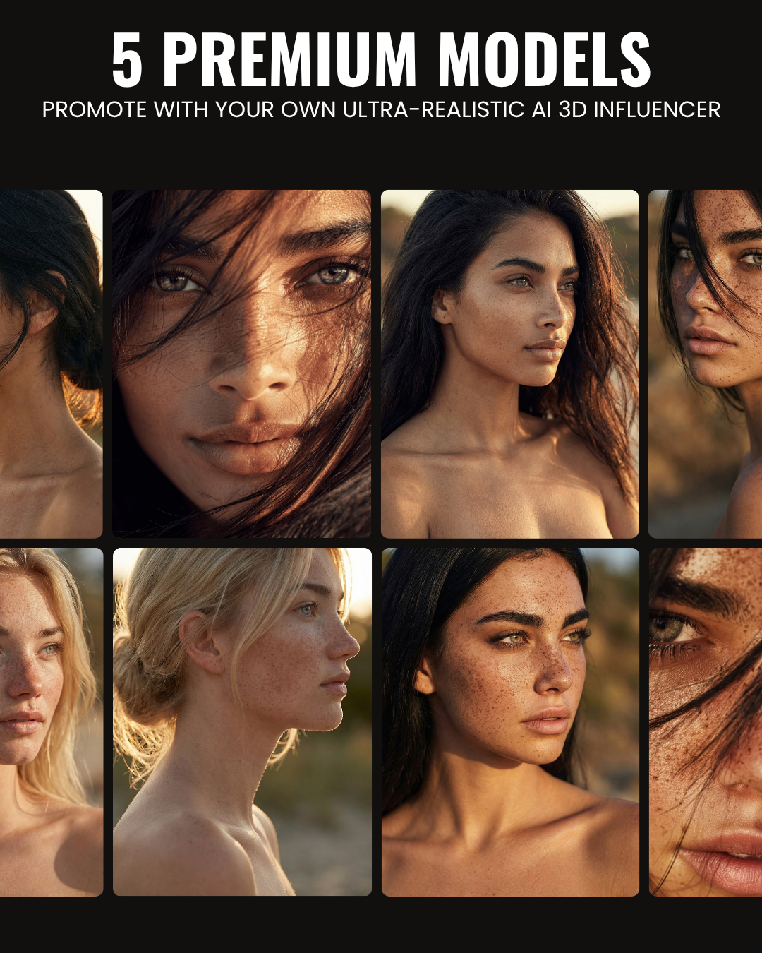 FIRST IN THE WORLD SHOPIFY: AIQIB.COM (Rare 5-Letter). Store Selling Digital AI Influencers. 5 Premium Models. 100% Margins. Turnkey B2B Digital Asset.