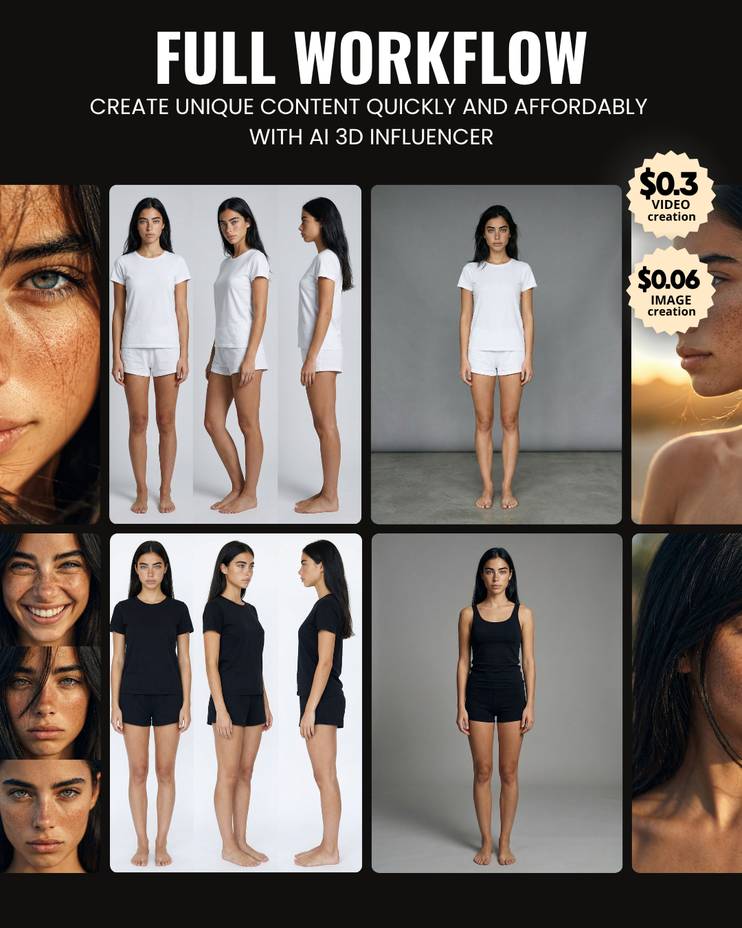 FIRST IN THE WORLD SHOPIFY: AIQIB.COM (Rare 5-Letter). Store Selling Digital AI Influencers. 5 Premium Models. 100% Margins. Turnkey B2B Digital Asset.