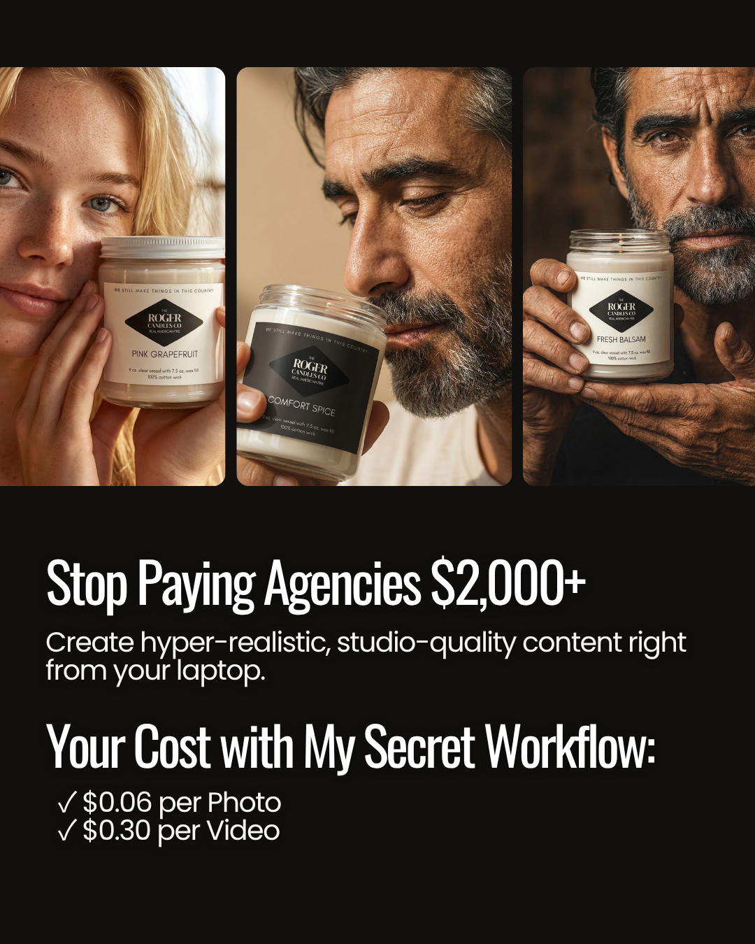 TURNKEY PATRIOTIC SHOPIFY E-COM BRAND: ROGERCANDLES.COM 10 Products US White Label TWO Hyper-Realistic AI Influencers. High-Ticket Conservative Niche. Automated