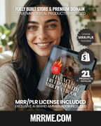 TURNKEY SHOPIFY DIGITAL EMPIRE: MRRME.COM (Rare 5-Letter). 21 MRR/PLR Products. AI Influencer "Tiana Paola". 100% Profit Margins. Instant Start.