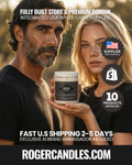 TURNKEY PATRIOTIC SHOPIFY E-COM BRAND: ROGERCANDLES.COM 10 Products US White Label TWO Hyper-Realistic AI Influencers. High-Ticket Conservative Niche. Automated